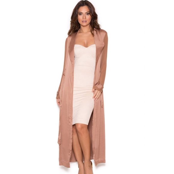 House of CB Tan Trench Coat - Picture 5 of 9